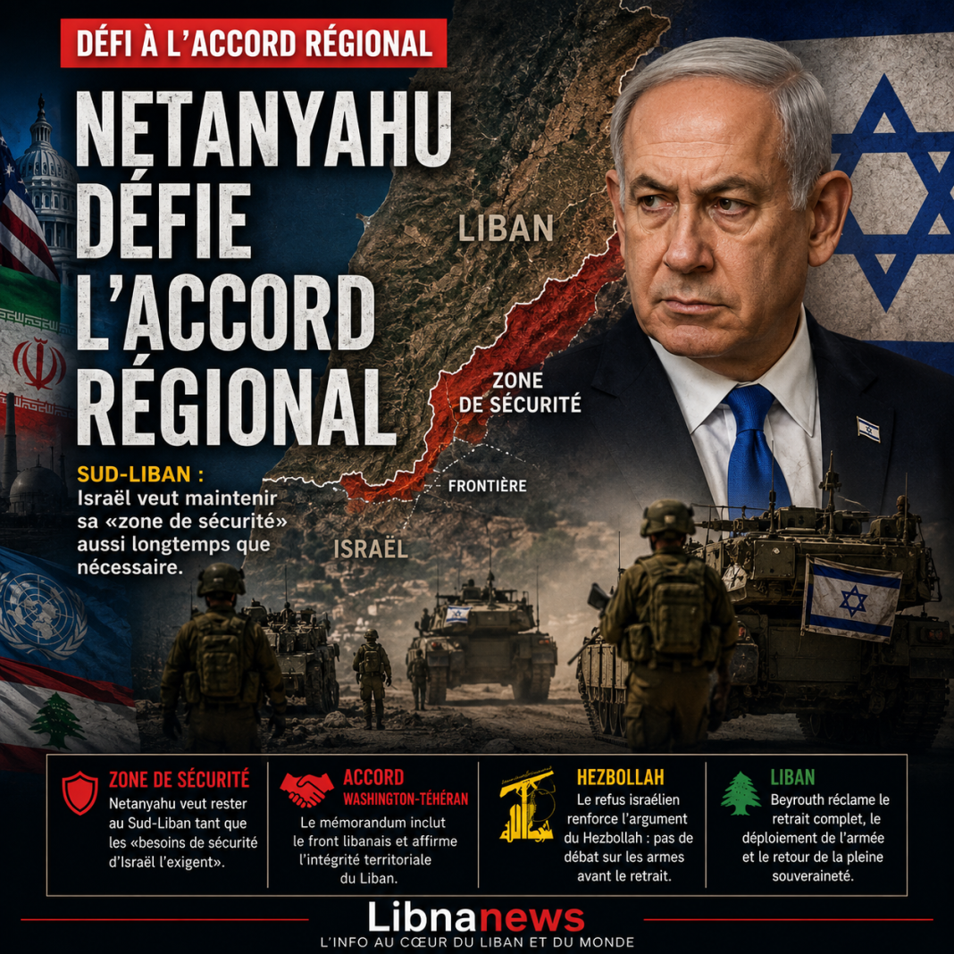 Netanyahu défie les USA et refuse le retrait du Sud-Liban