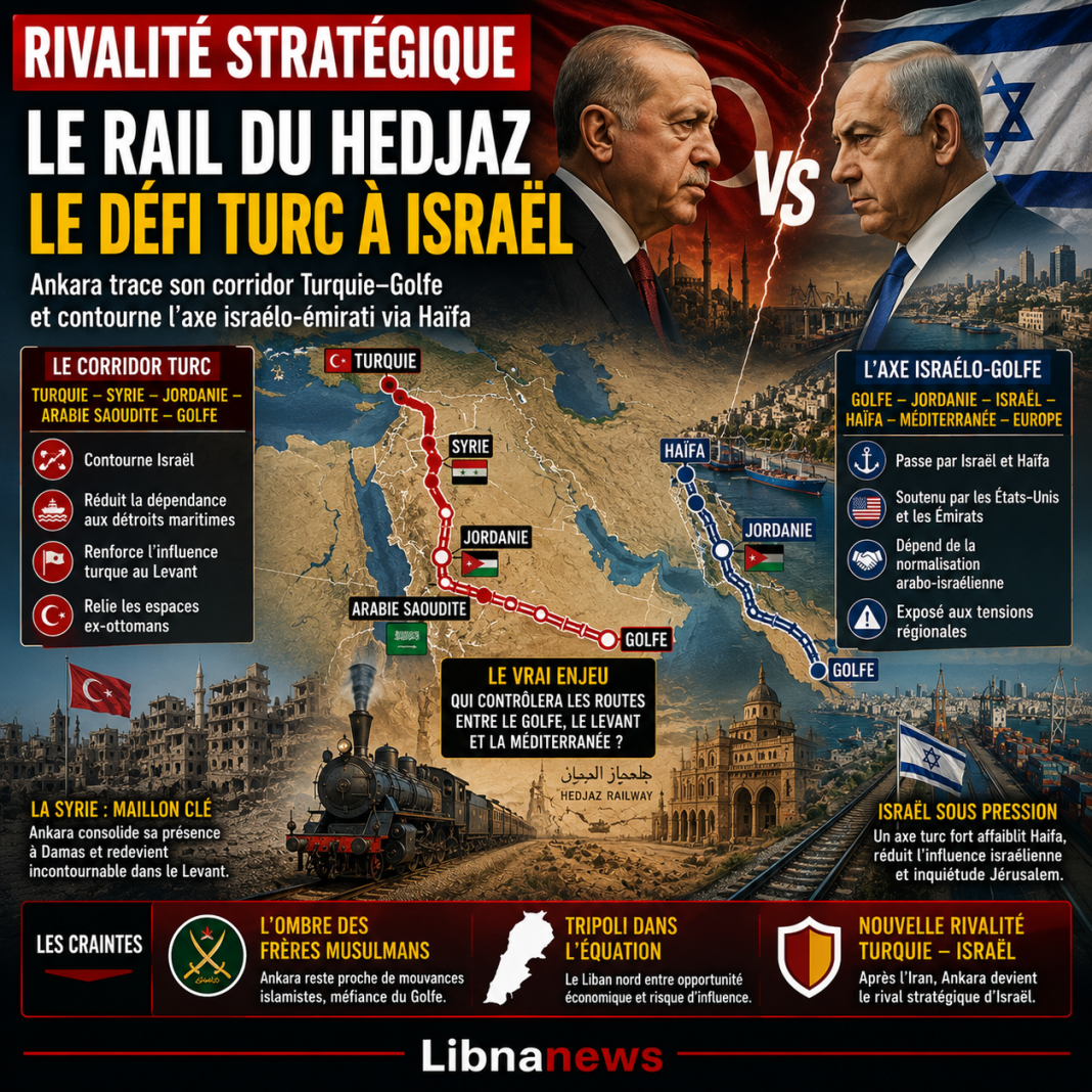 Tripoli, Hedjaz, Haïfa : le rail devient géopolitique