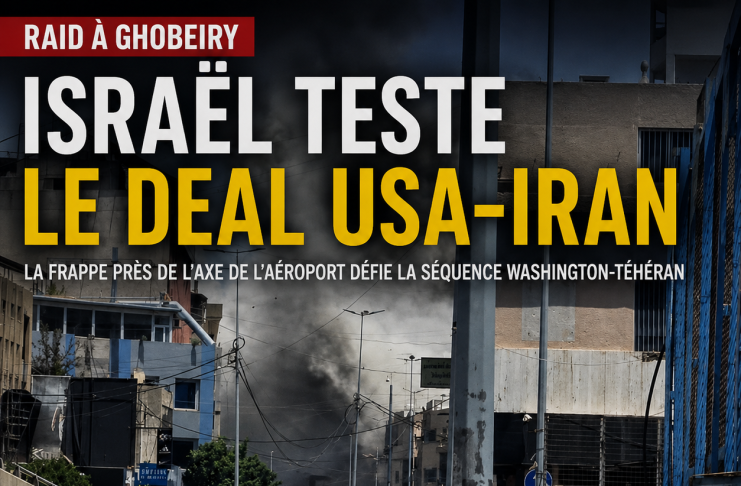 Raid sur Ghobeiry : Israël teste le deal USA-Iran