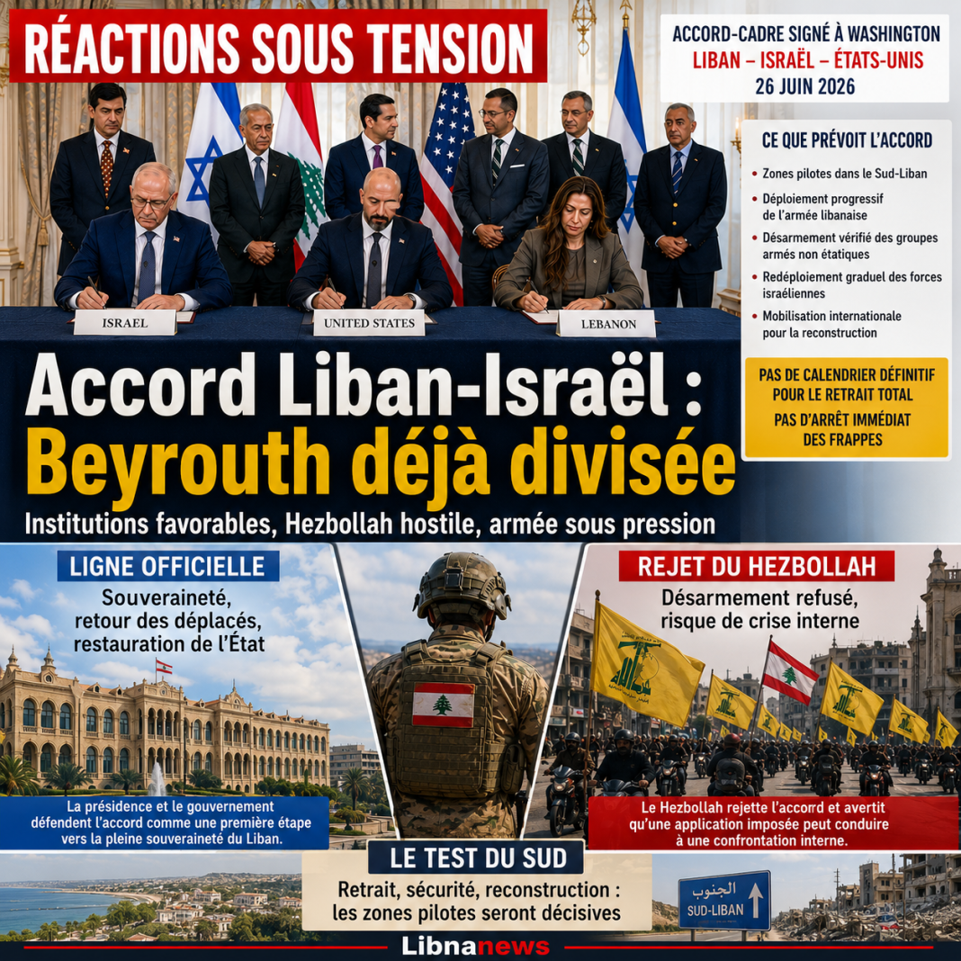Accord Liban-Israël : réactions sous tension à Beyrouth