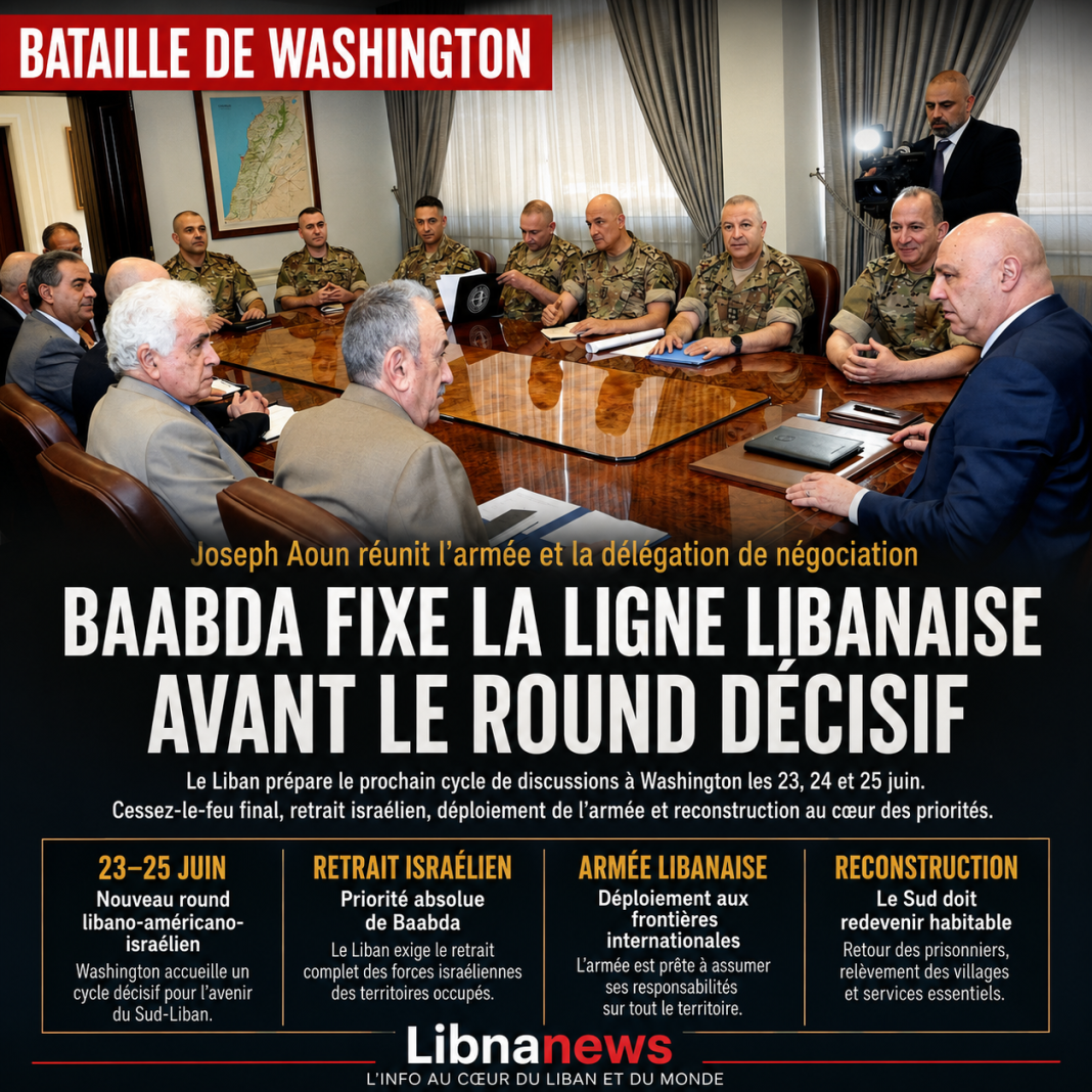 Baabda prépare la bataille de Washington