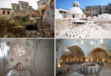 Tripoli restaure son patrimoine Before and after restoration works, Hammam Al Nouri, Tripoli, Lebanon © IECD
