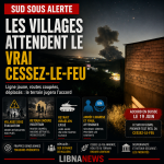 Sud du Liban : villages sous alerte avant l’accord