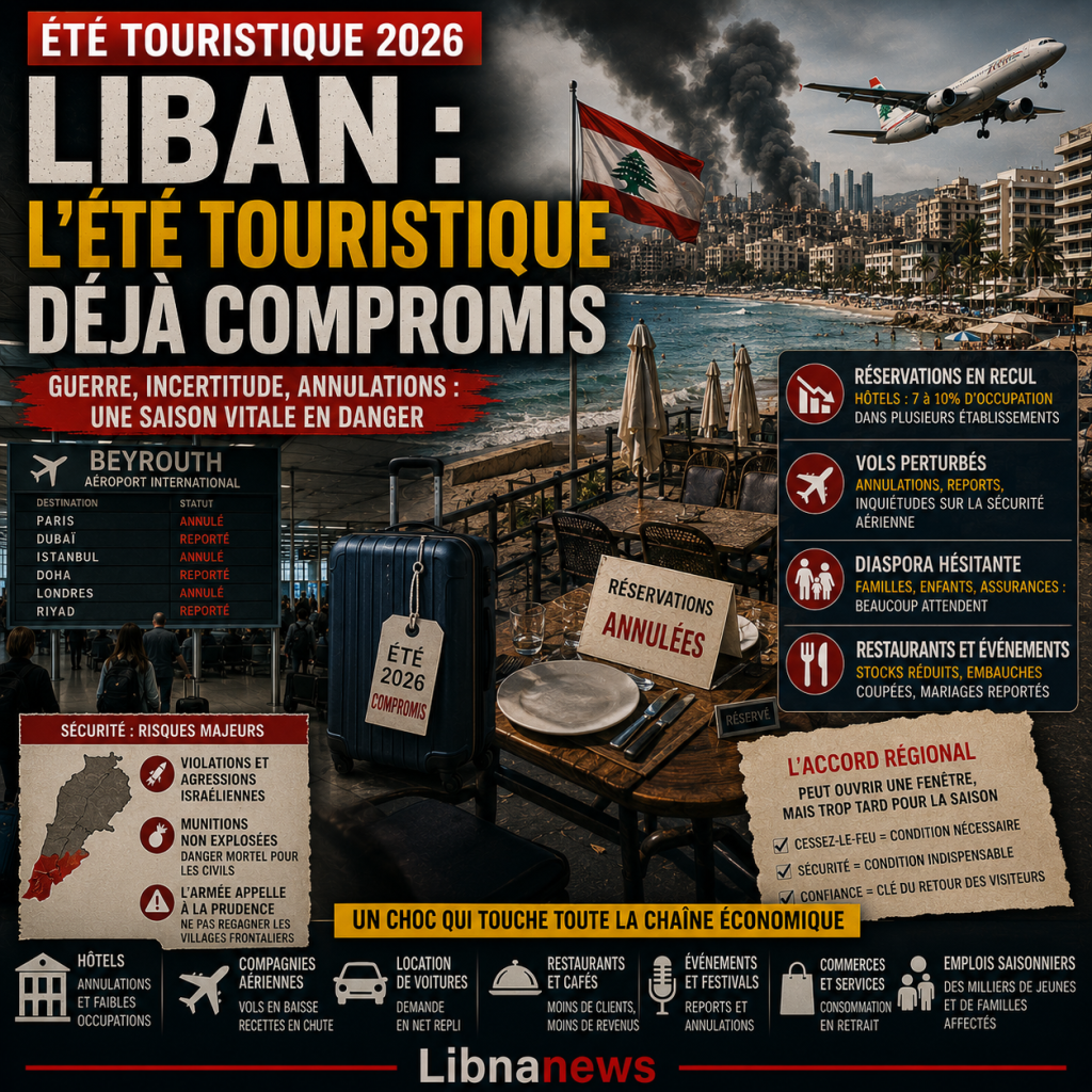 Liban : l’été touristique déjà compromis