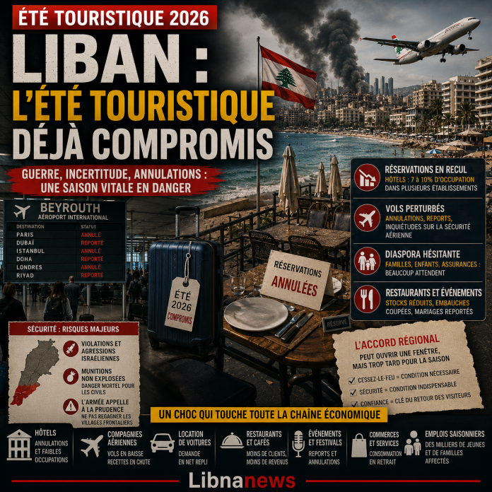 Liban : l’été touristique déjà compromis