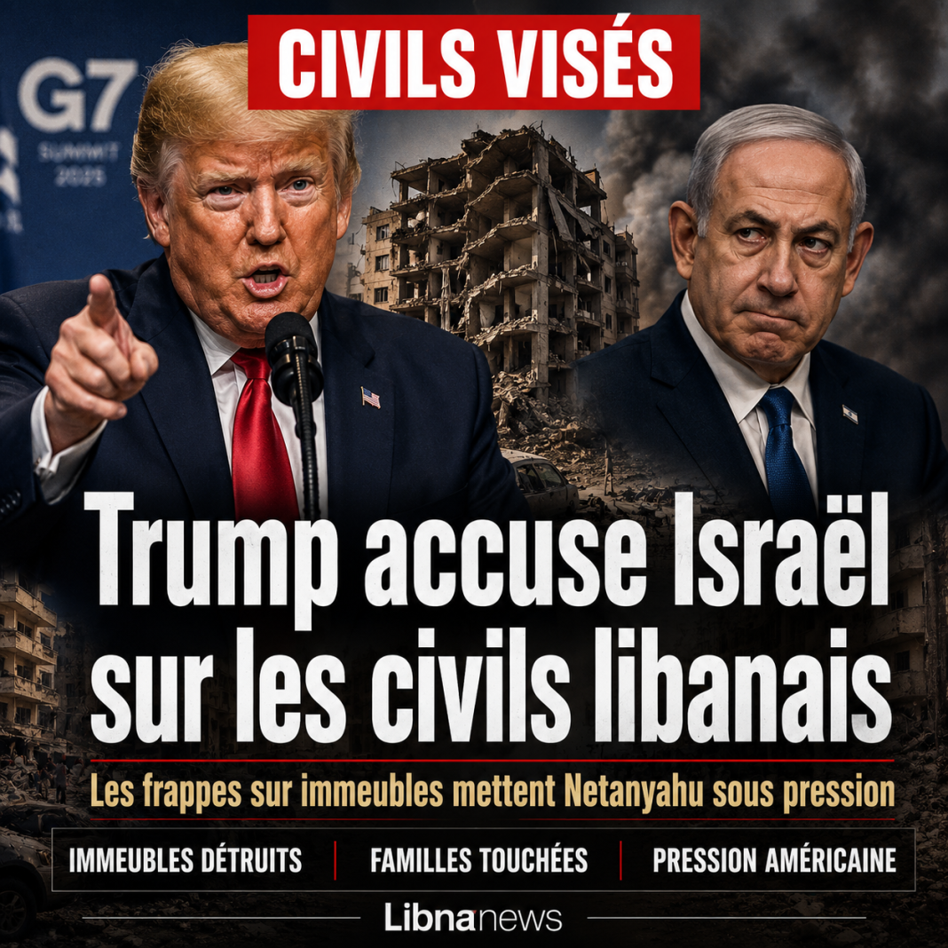 Trump accuse Israël de tuer des civils au Liban