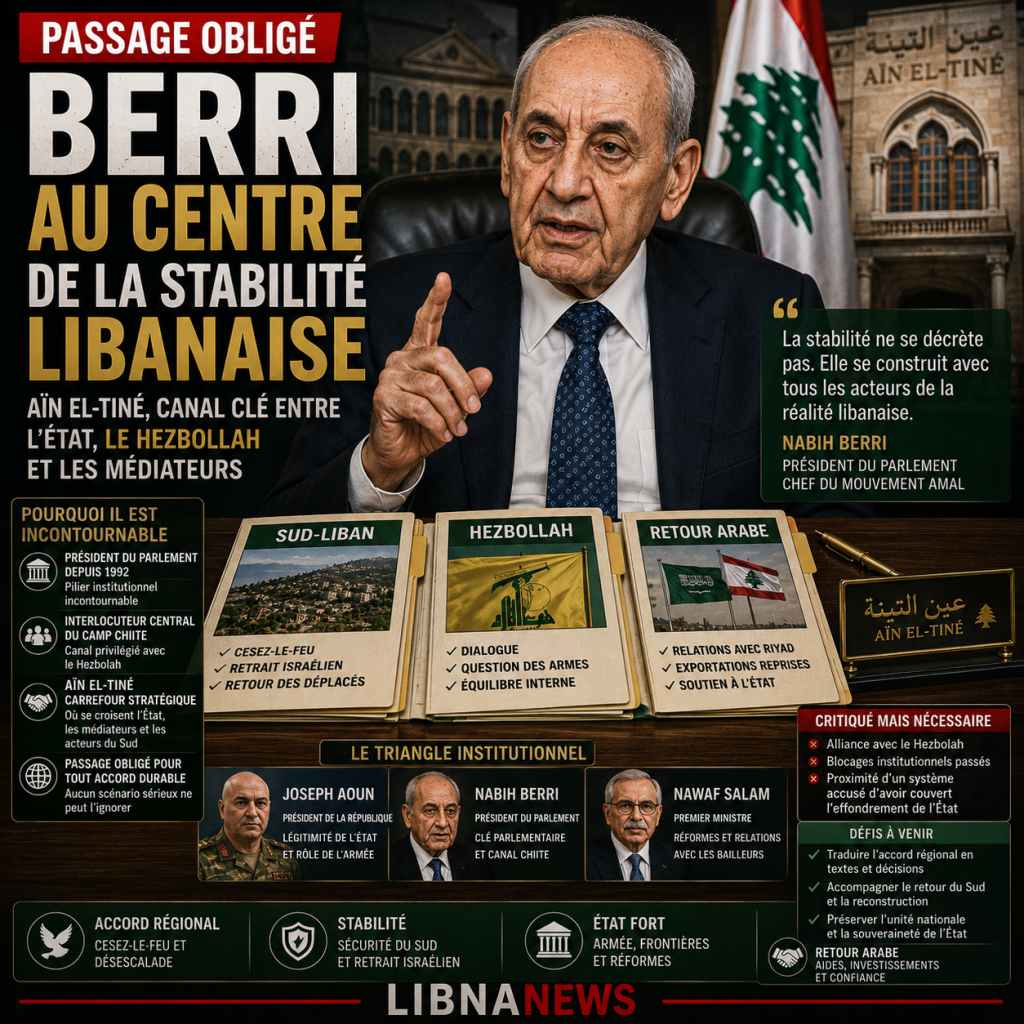 Nabih Berri, passage obligé de la stabilité libanaise