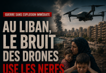 Au Liban, le bruit des drones use les nerfs