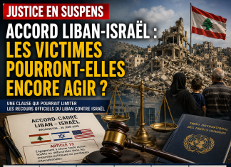 Liban-Israël : la clause qui inquiète les victimes des crimes israéliens 黎巴嫩-以色列:使以色列罪行受害者担忧的条款