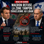 Liban : Macron appelle Netanyahu à la « responsabilité » et à la « rationalité »