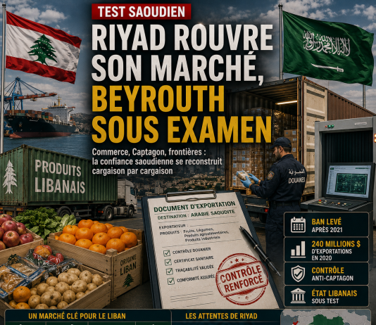 Exportations vers l’Arabie : test économique et politique
