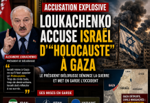 Loukachenko accuse Israël à Gaza
