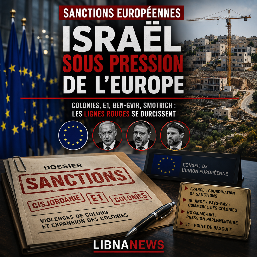 Israël : l’Europe durcit les sanctions