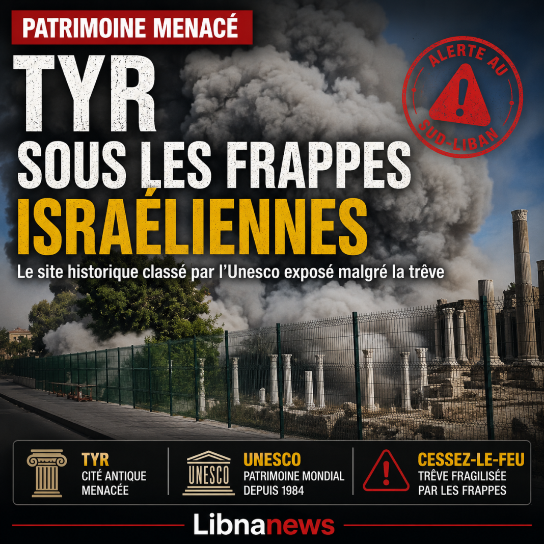 Tyr sous les frappes, patrimoine menacé