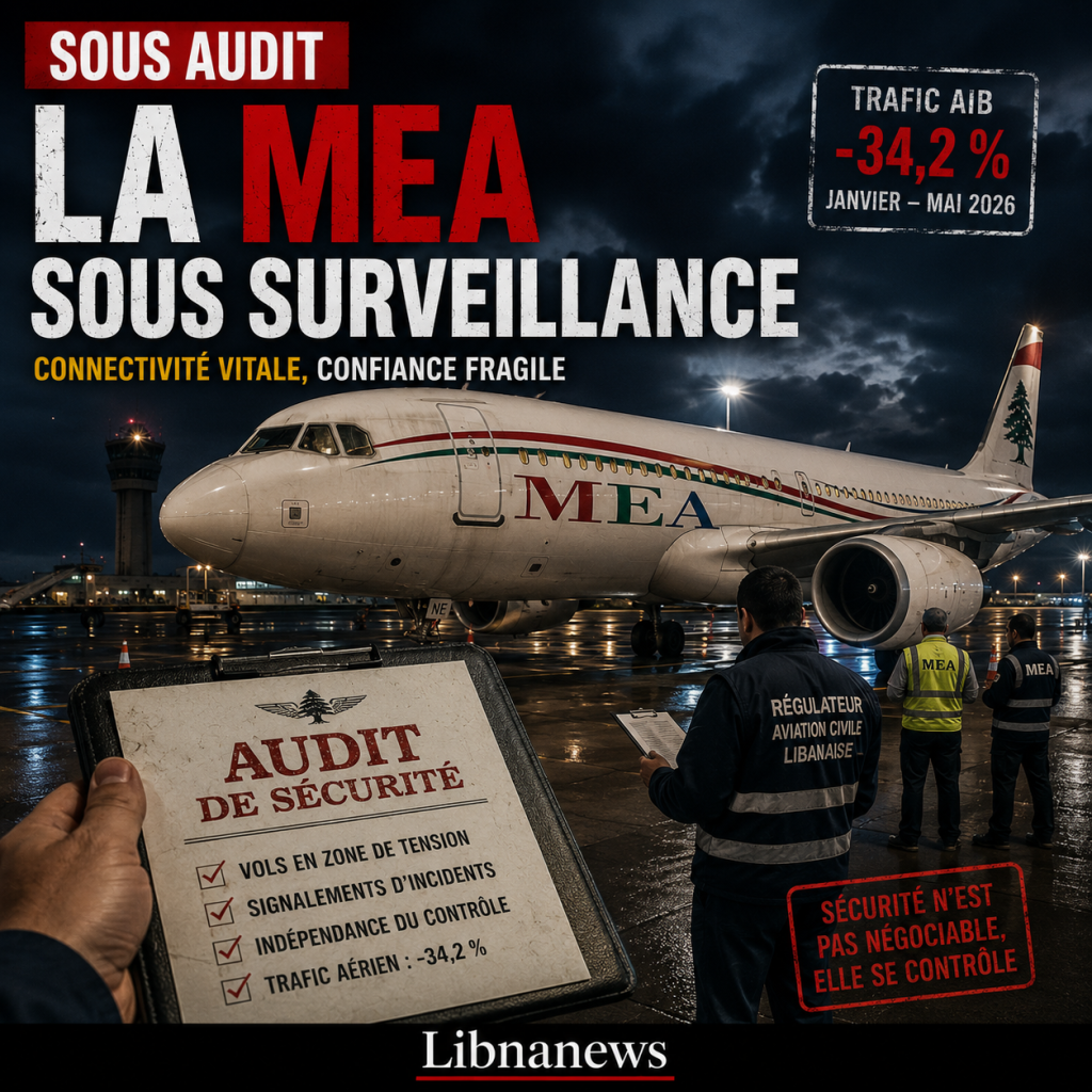 La MEA sous audit en pleine crise aérienne