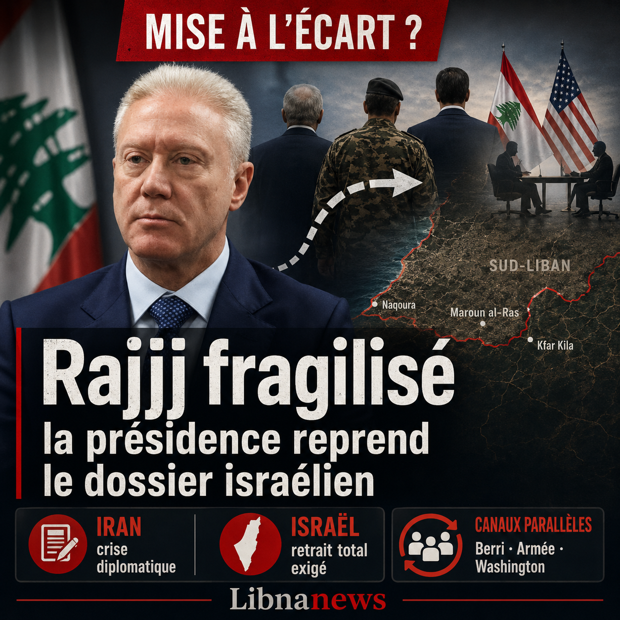 Youssef Rajji écarté par la présidence dans les négociations avec Israël ?