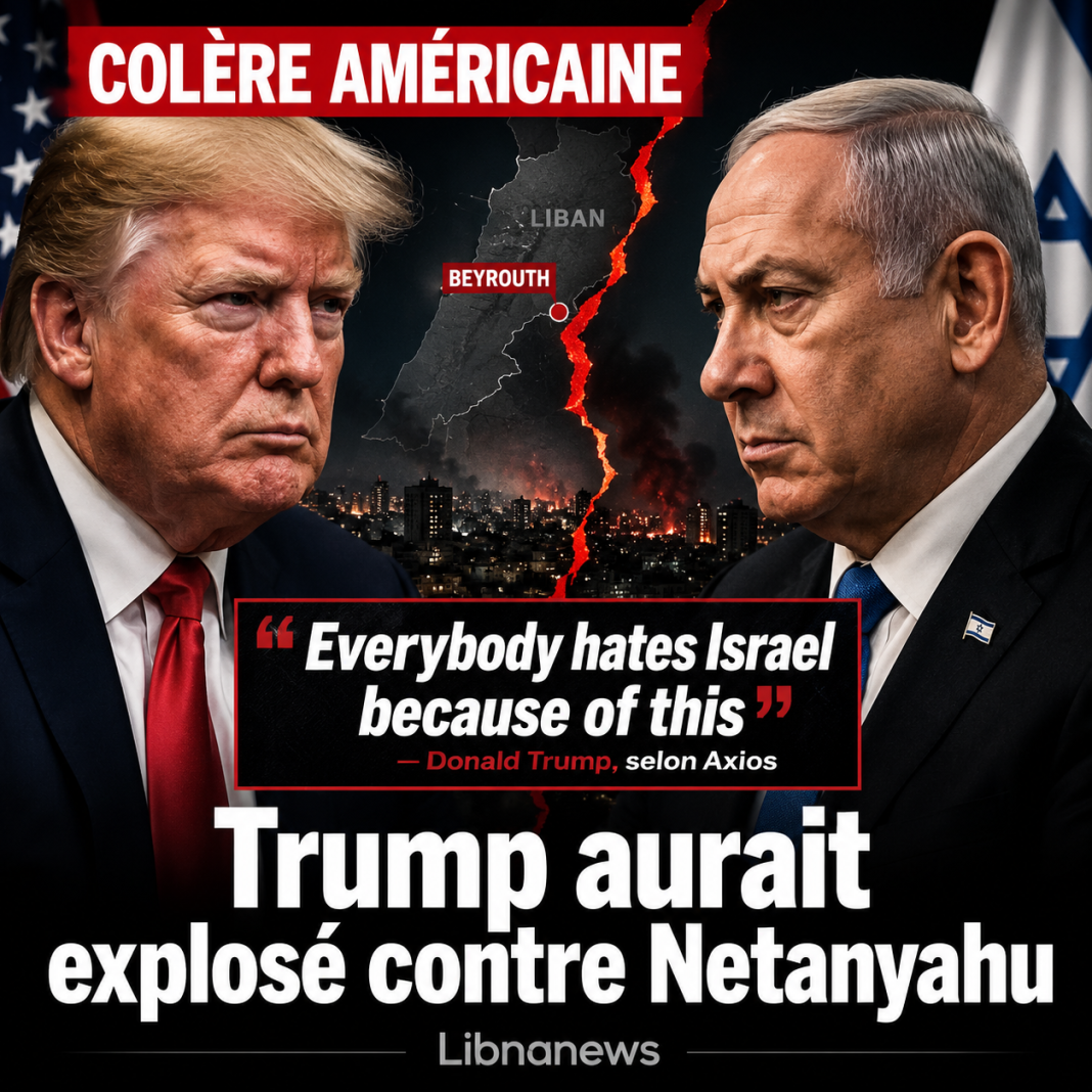 Trump Netanyahu : la colère autour des menaces visant Beyrouth