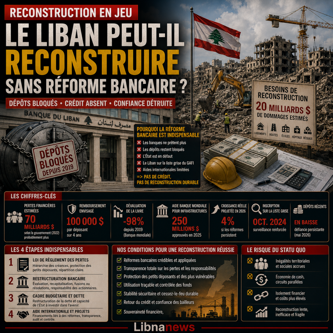 Le Liban peut-il reconstruire sans réforme bancaire ?