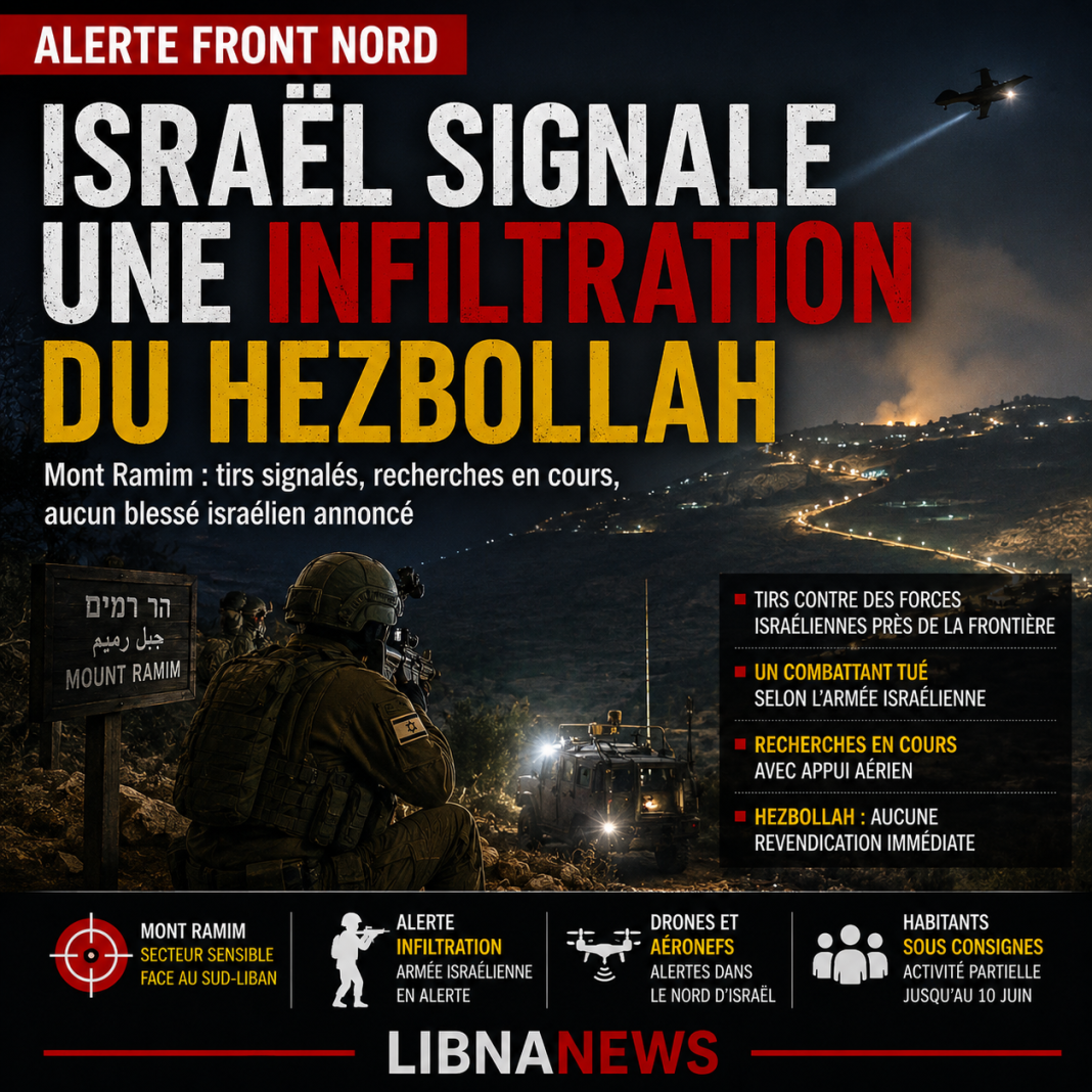 Mont Ramim : Israël sous le choc après une infiltration depuis le Liban