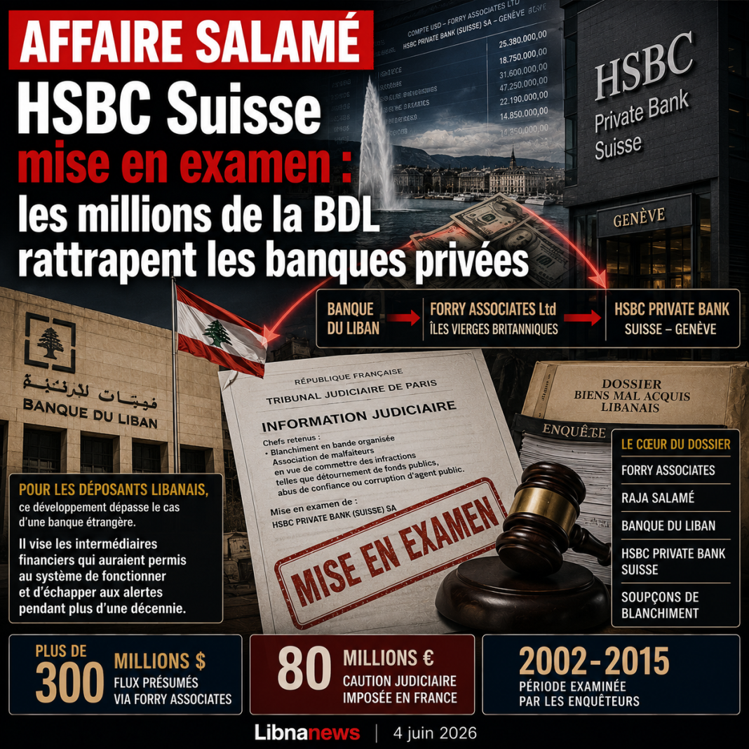 HSBC mise en examen dans l&rsquo;affaire Salam&eacute;
