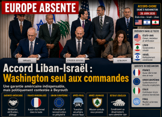 Accord Liban-Israël : les Européens absents اتفاق لبنان - إسرائيل: الأوروبيون الغائبون