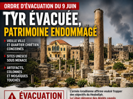 South Lebanon: Israel orders the evacuation of Tyre, affected heritage