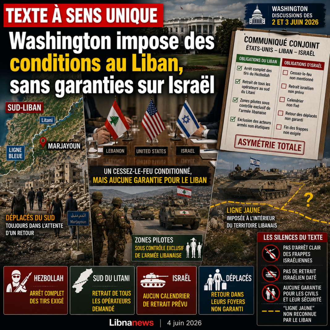 Liban-Israël : un texte sans retrait israélien