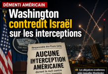 Washington contredit Israël sur les interceptions