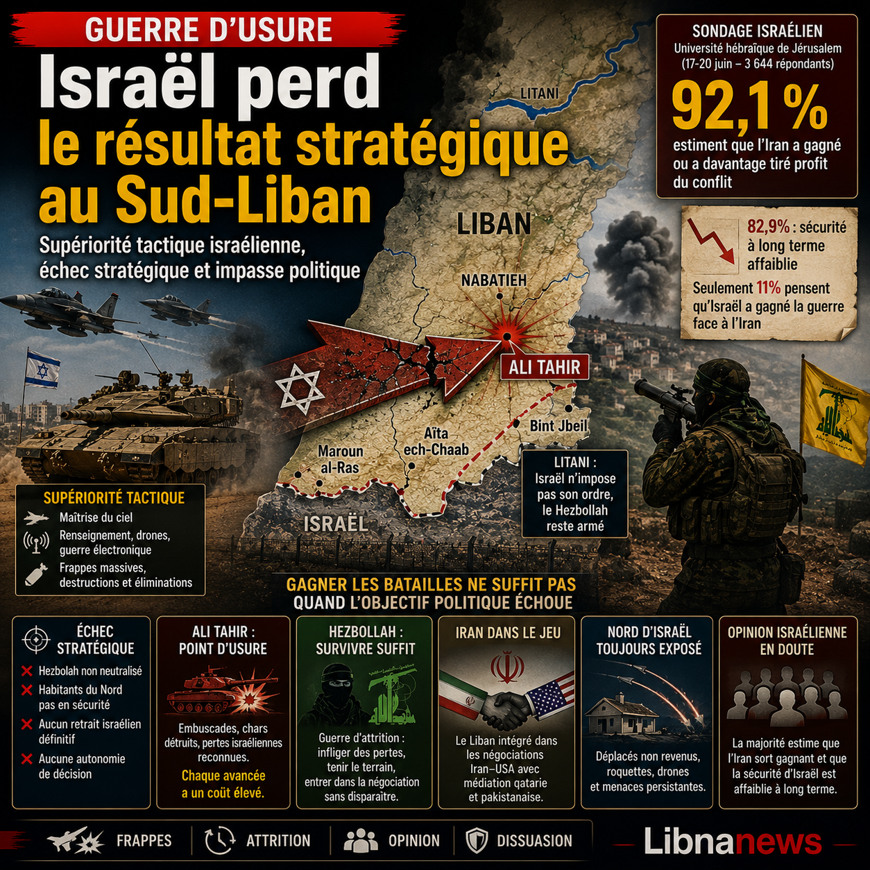 Sud-Liban : Israël face à son Verdun politique