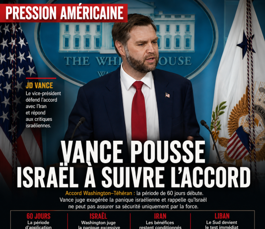 Vance presse Israël sur l’accord et met Netanyahu au défi