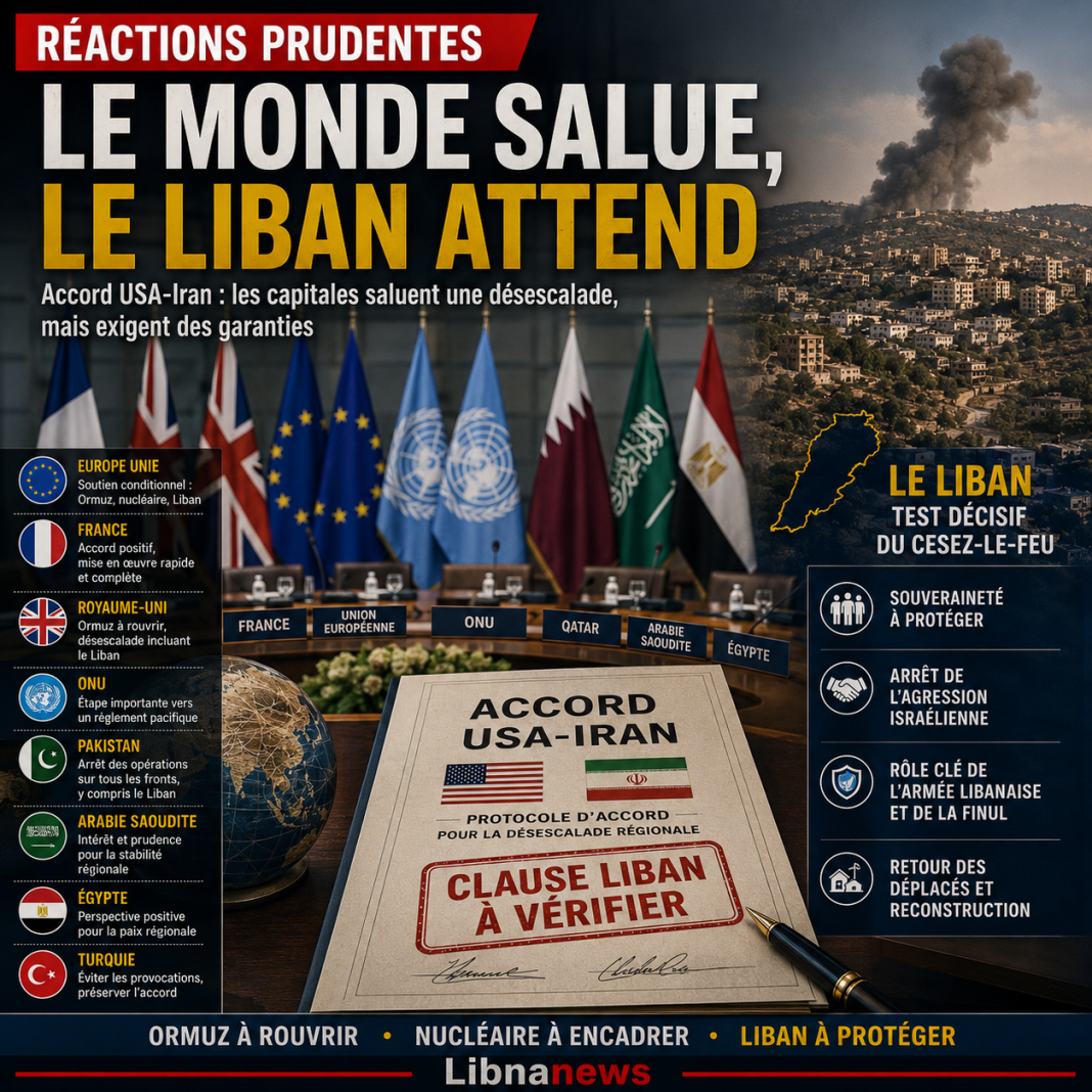 Accord USA-Iran : réactions prudentes de la communauté internationale