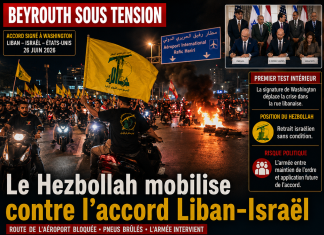 Beyrouth : manifestations contre l’accord Liban-Israël بيروت: احتجاجات على اتفاق لبنان - إسرائيل