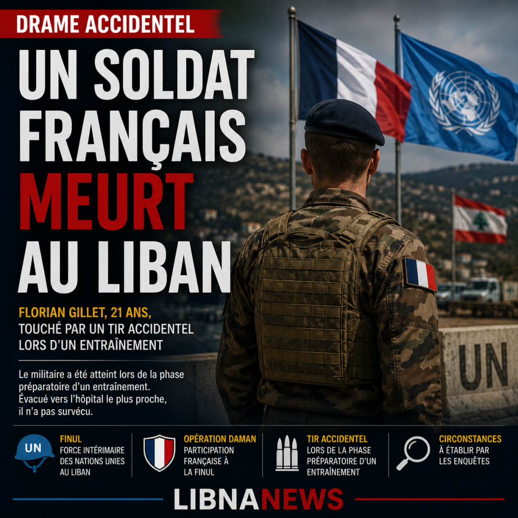 Liban : un soldat français tué par accident