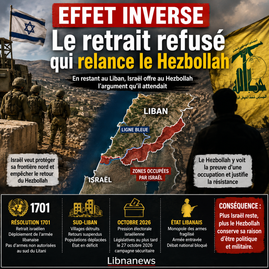 Le refus israélien de se retirer du Liban renforce le Hezbollah