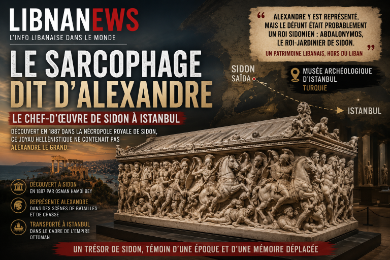 Le sarcophage dit d’Alexandre à Istanbul : le chef-d’œuvre de Sidon qui ne contenait pas Alexandre