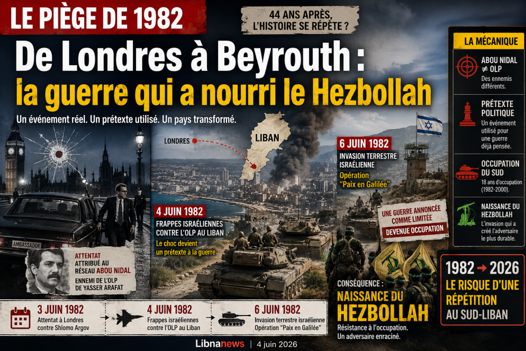 4 juin 1982 : le piège libanais d’Israël