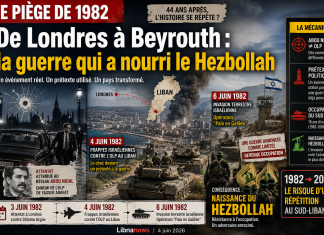 4 juin 1982 : le piège libanais d’Israël Libnanews
