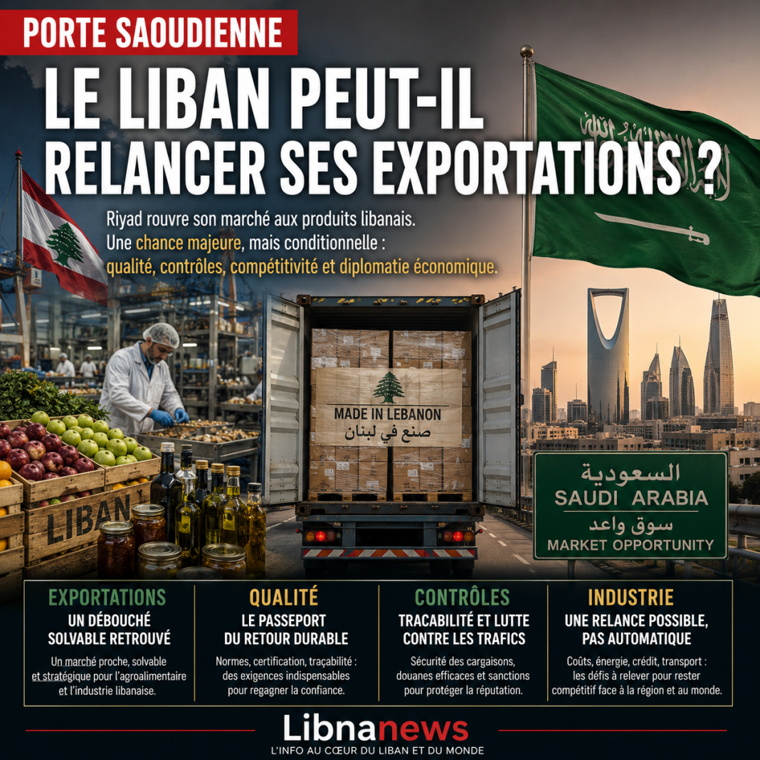 Le marché saoudien peut-il relancer l’industrie libanaise ?
