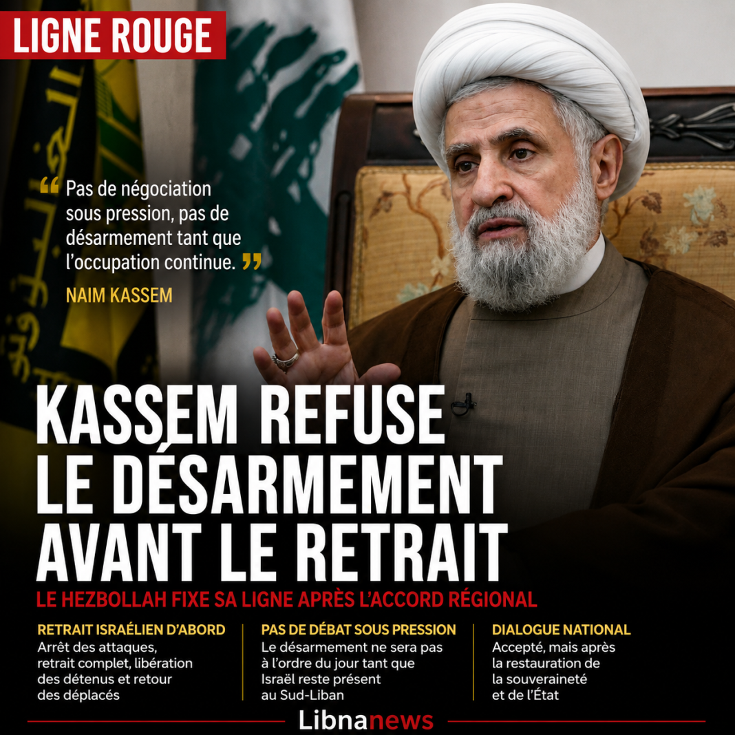 Naim Kassem fixes Hezbollah line