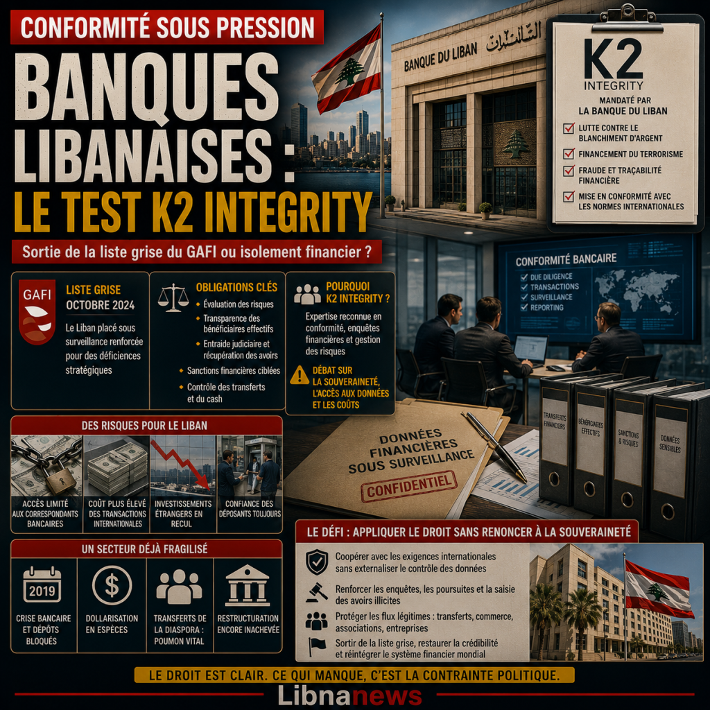 Banques libanaises : conformité sous pression