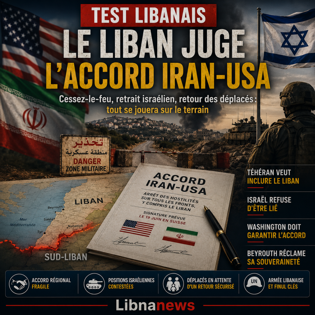 Pourquoi le Liban est devenu le test de l’accord Iran-USA