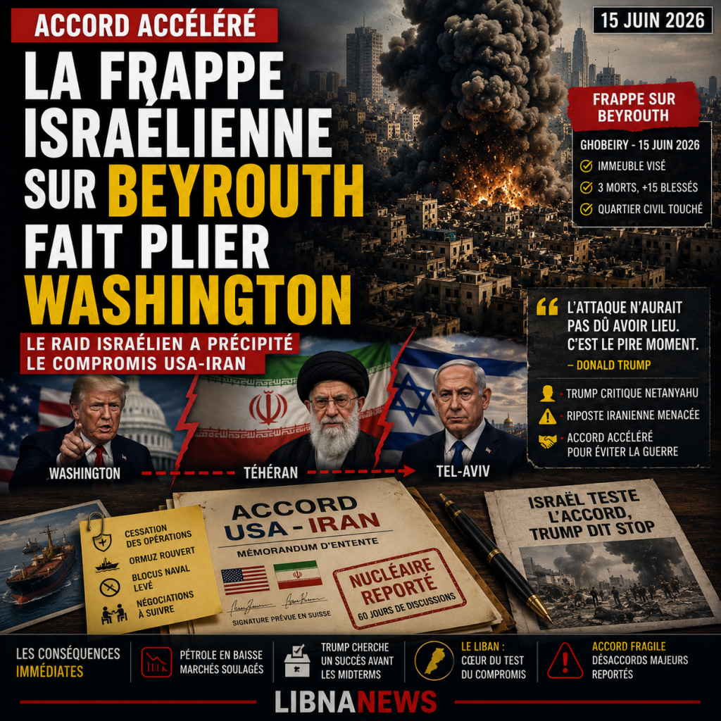 La frappe israélienne sur Beyrouth qui a fait plier les États-Unis