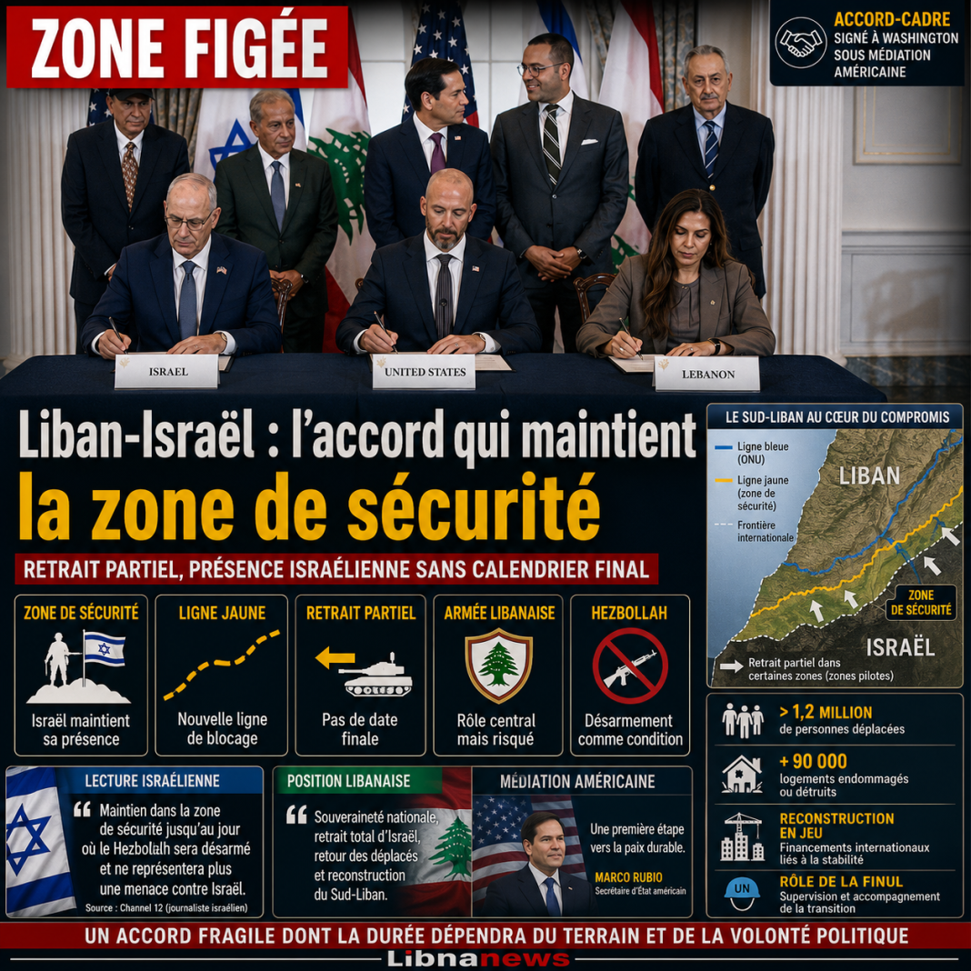 Liban-Israël : l’accord qui fige la zone de sécurité