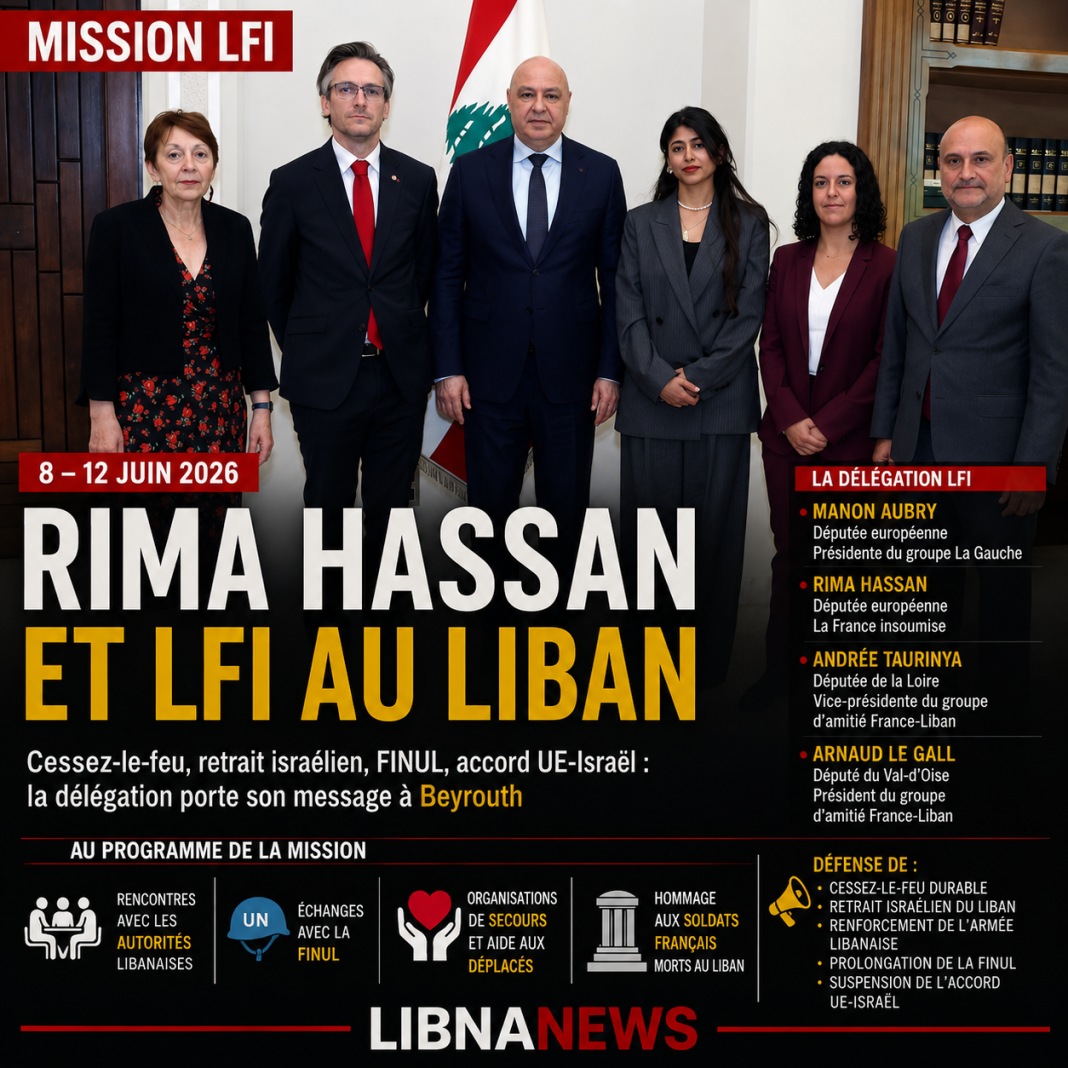 LFI se déplace au Liban avec Rima Hassan et Manon Aubry