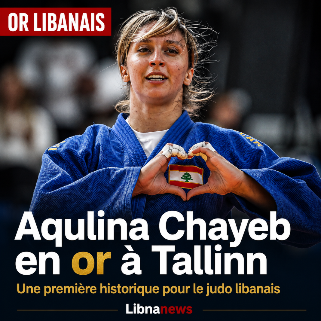 Aqulina Chayeb en or à Tallinn