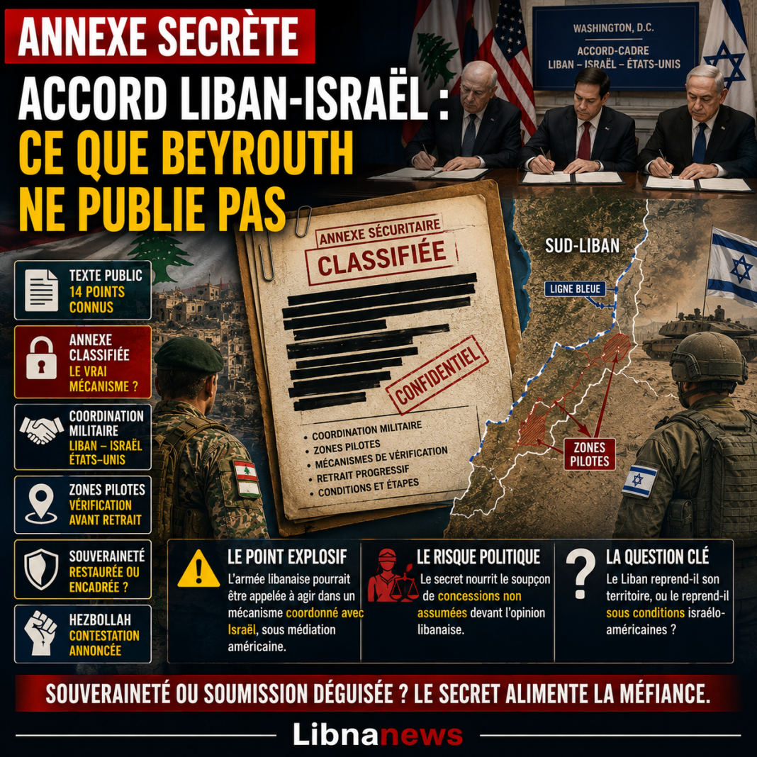 Accord Liban-Israël : ce que Beyrouth ne veut pas voir être publié