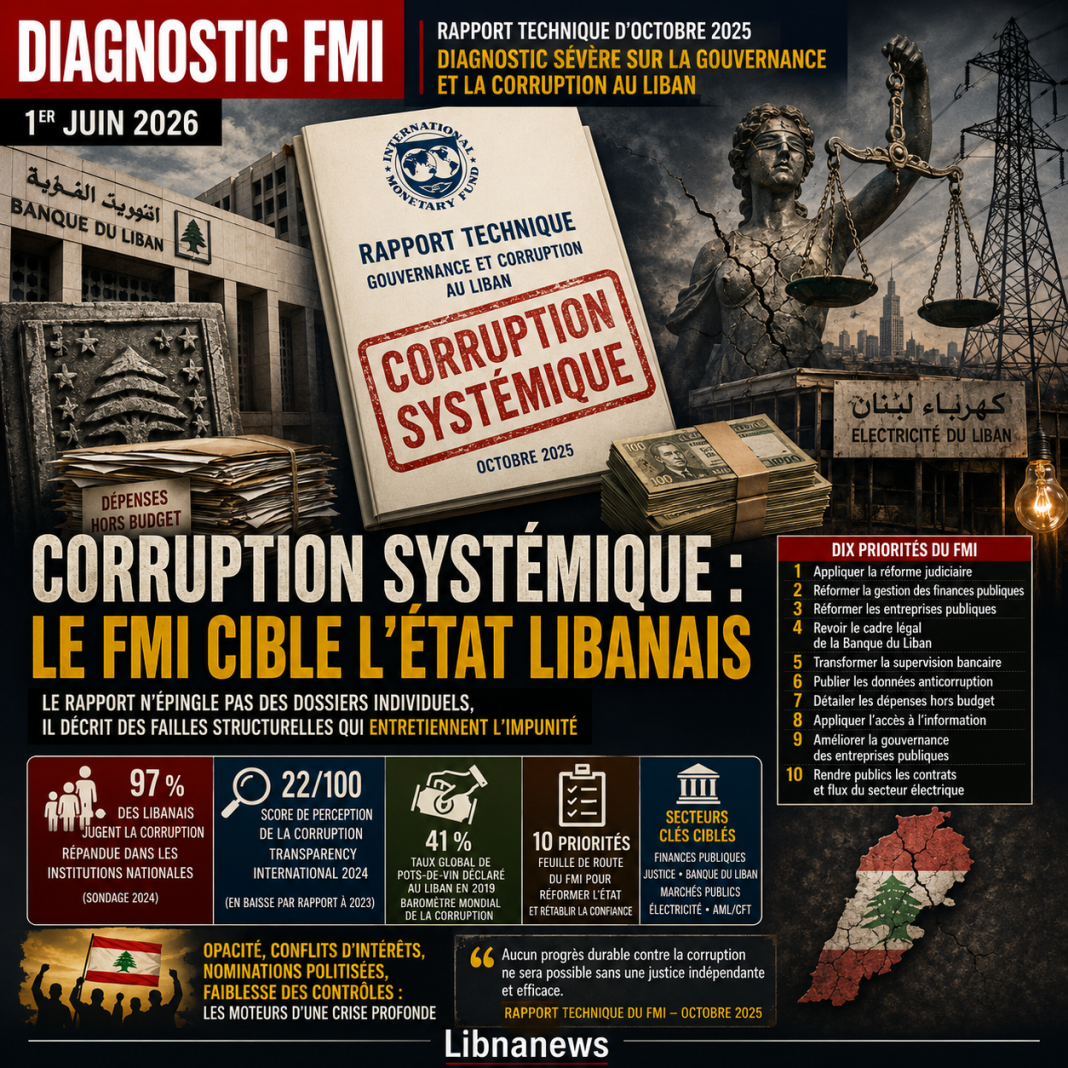 Le FMI pointe la corruption systémique au Liban