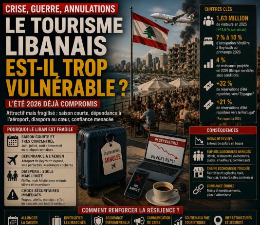 Le tourisme libanais est-il trop vulnérable ?