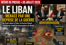 Revue de presse : le Liban sous la menace d’une reprise de la guerre dans un Proche-Orient en plein embrasement