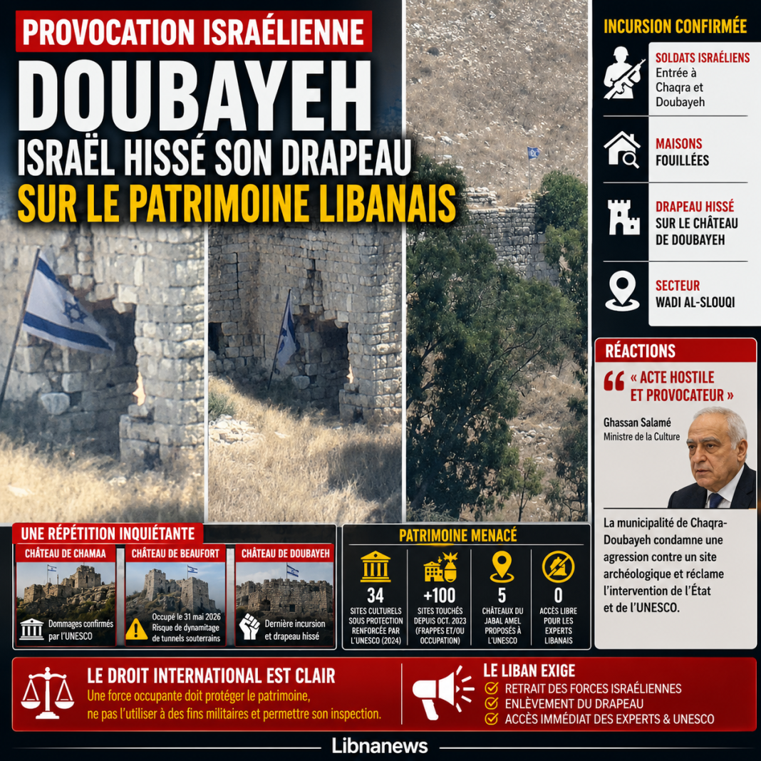 Doubayeh: Israel provokes Lebanon on its heritage